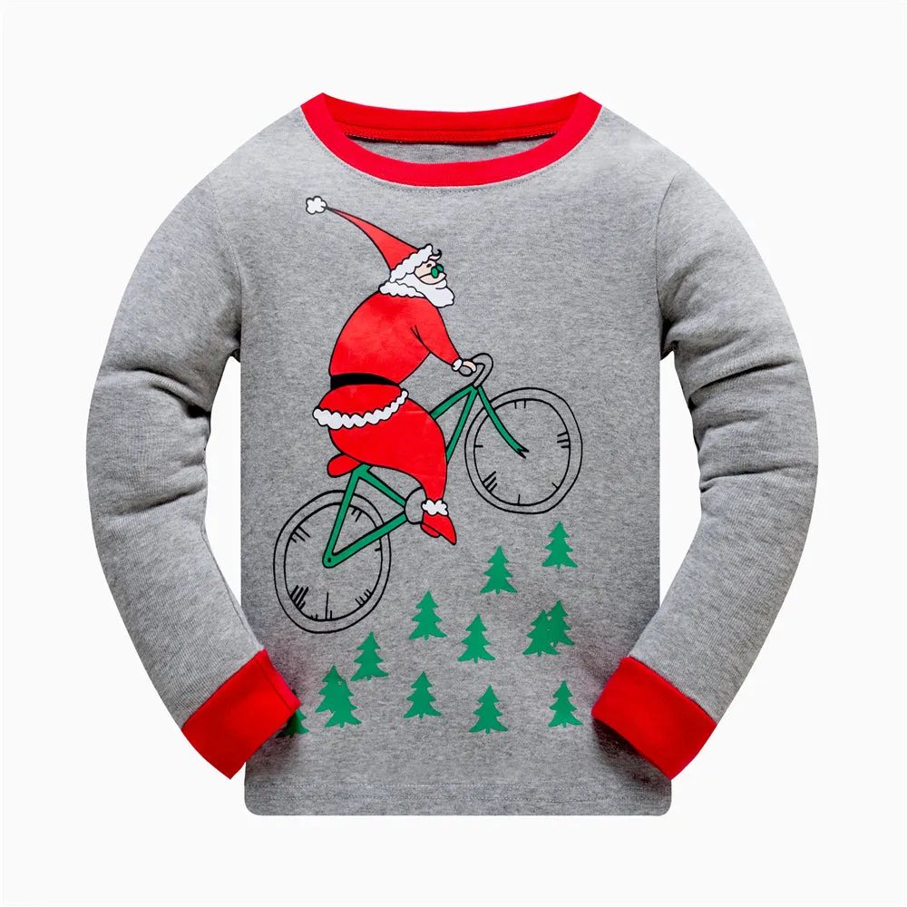 100% Cotton Kids Pajama Christmas Set