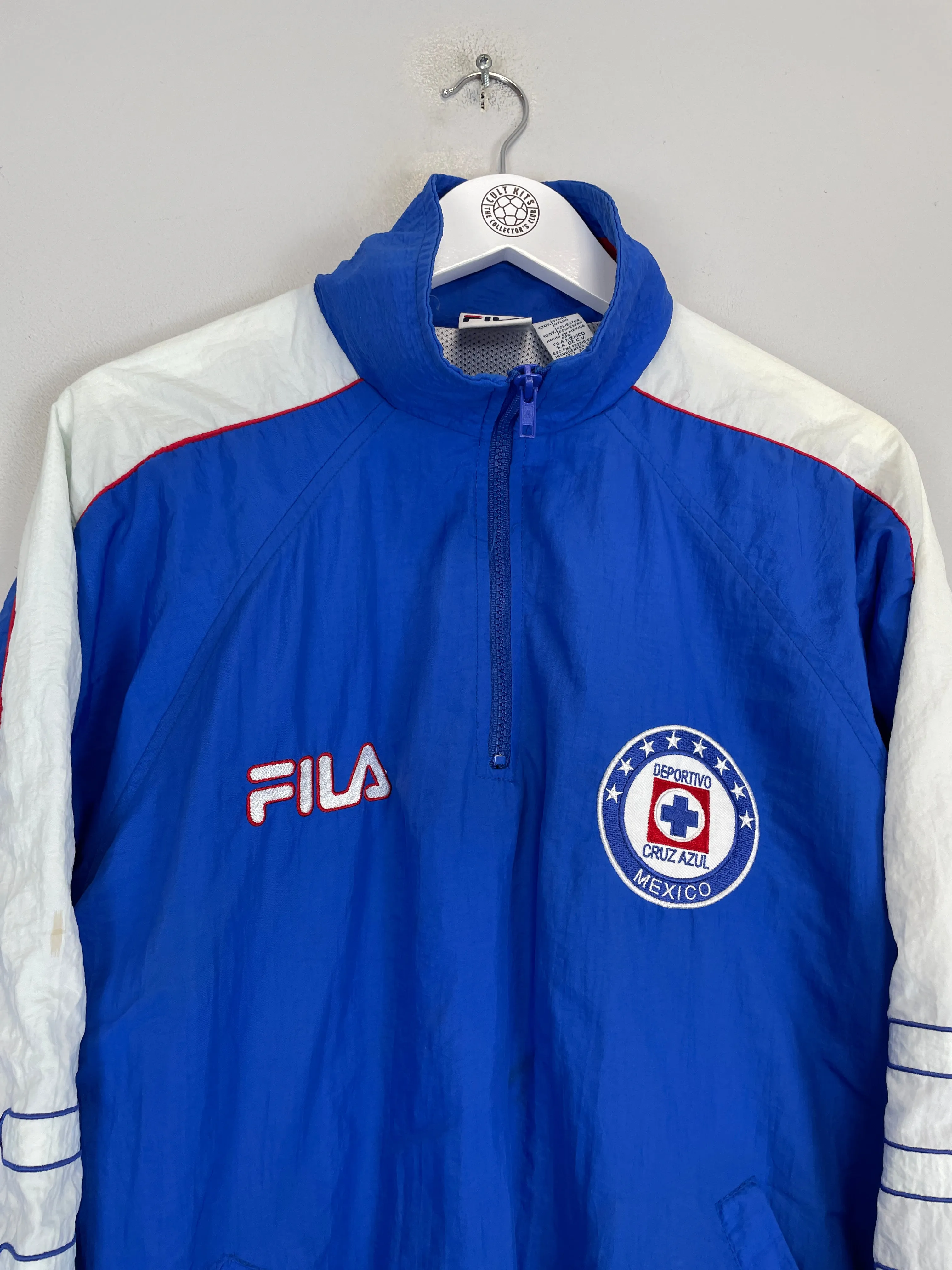 1997/99 CRUZ AZUL 1/4 ZIP JACKET (L) FILA