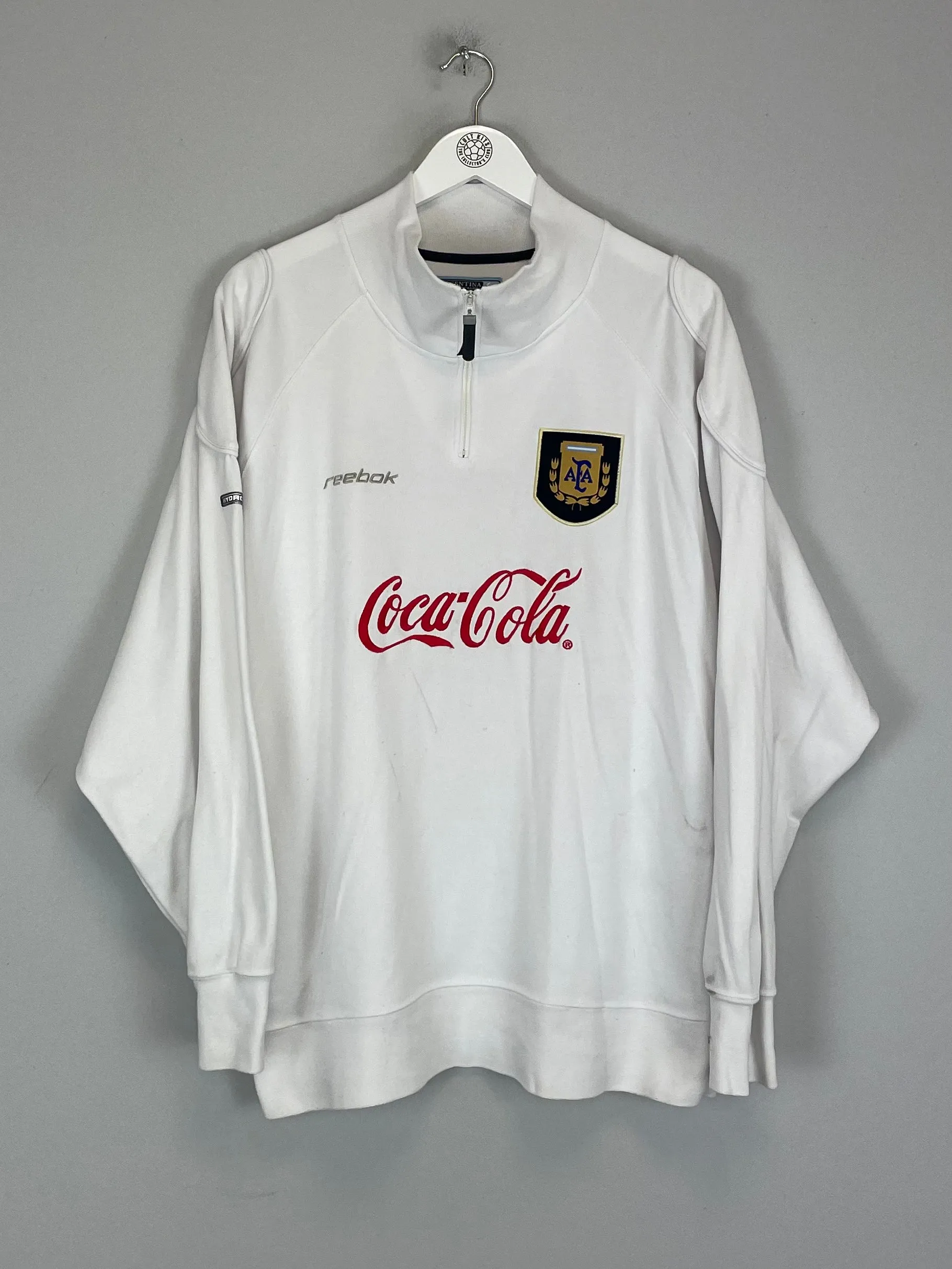 1998/00 ARGENTINA 1/4 ZIP (M) REEBOK