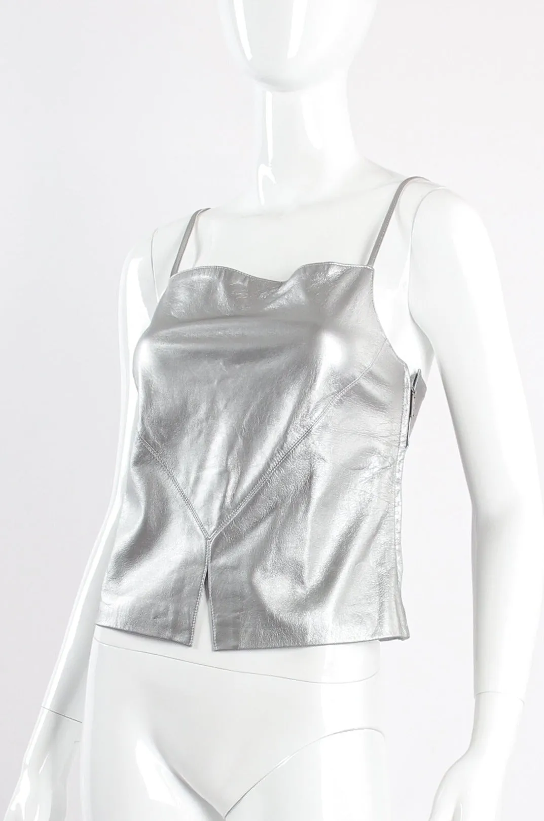 1999 S/S Metallic Leather Tank
