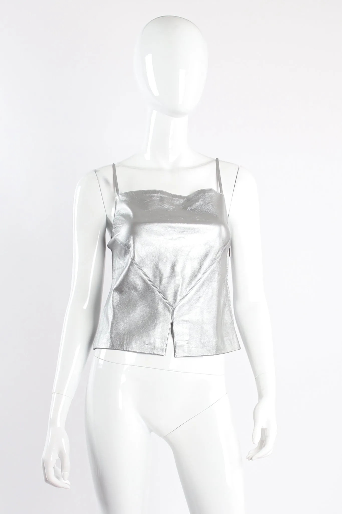 1999 S/S Metallic Leather Tank
