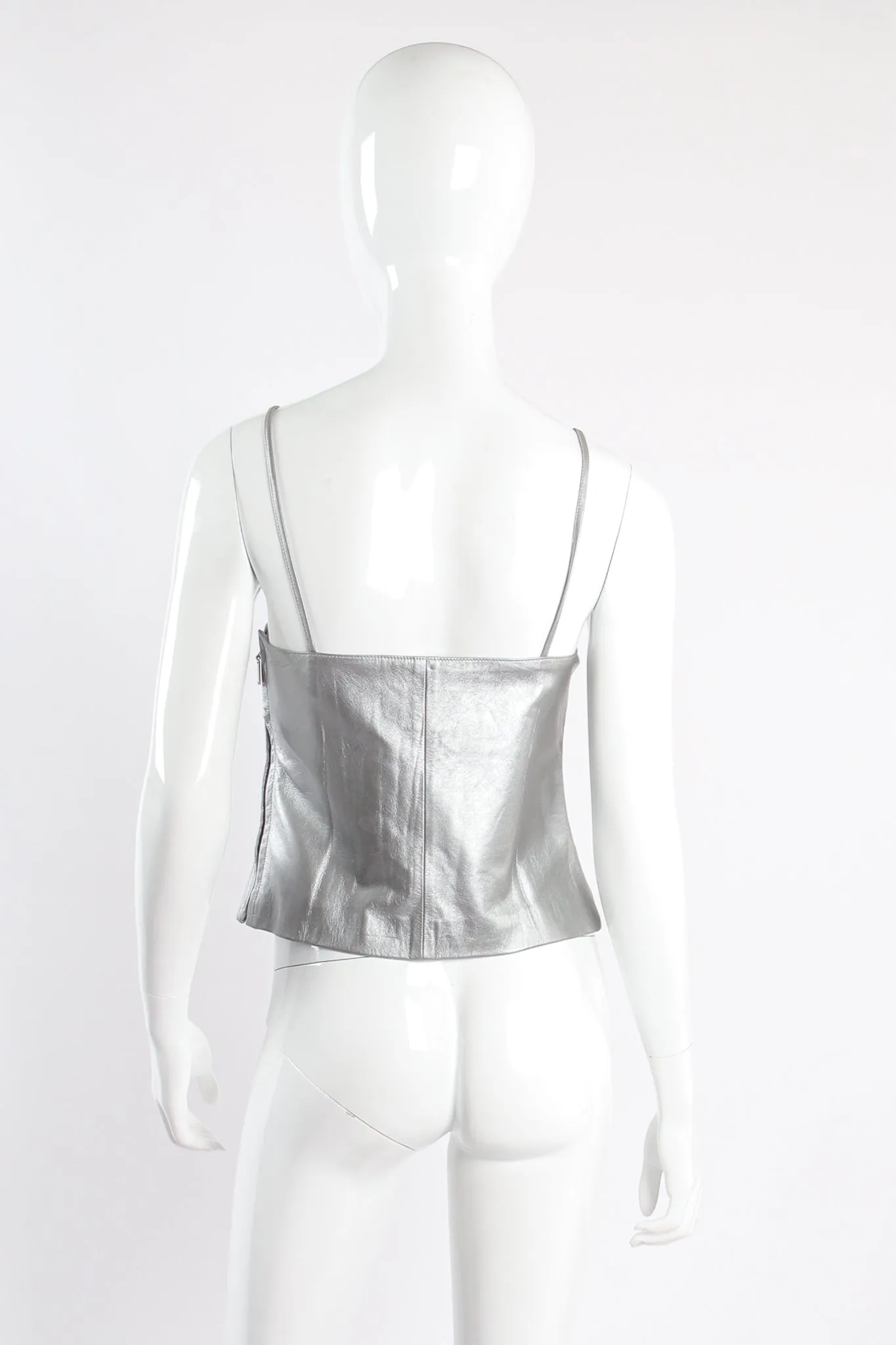 1999 S/S Metallic Leather Tank