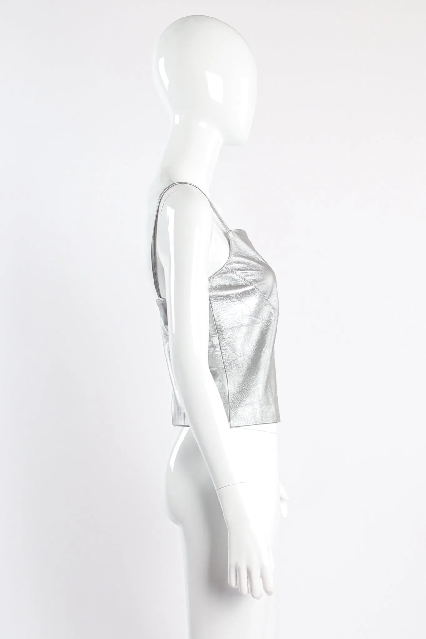 1999 S/S Metallic Leather Tank