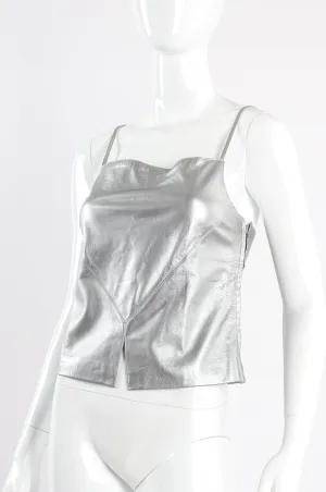 1999 S/S Metallic Leather Tank