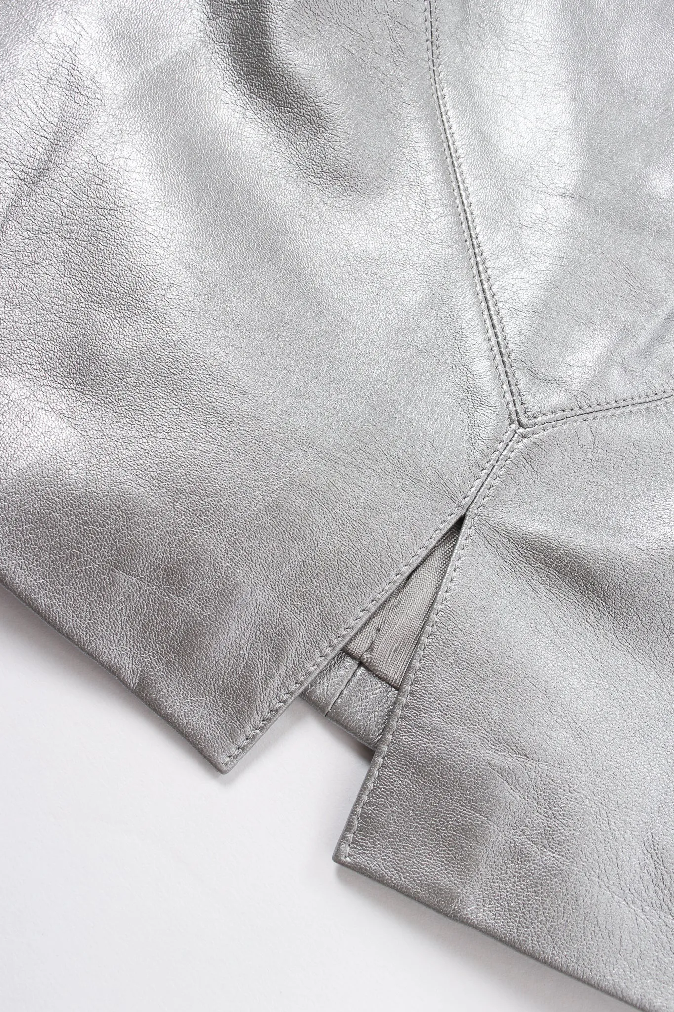 1999 S/S Metallic Leather Tank