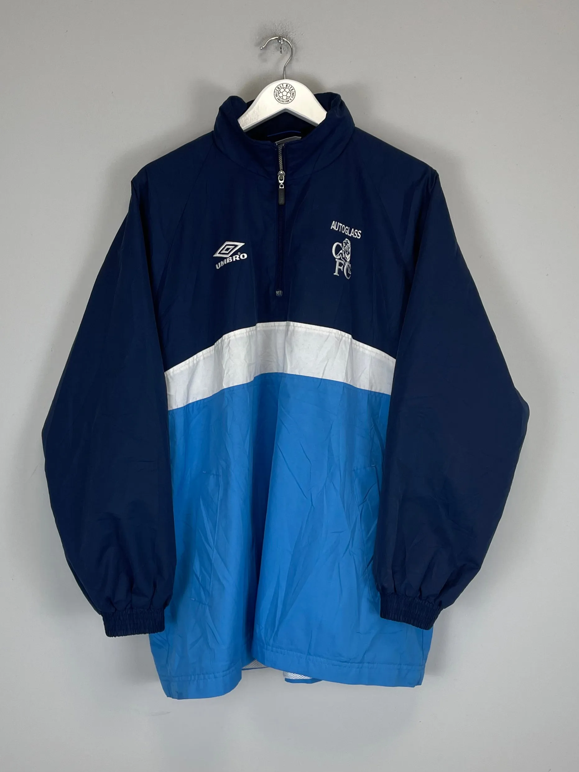 1999/01 CHELSEA 1/4 ZIP JACKET (M) UMBRO