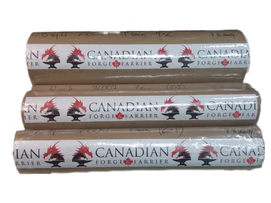1" Thick 2600°F REFRACTORY WOOL Forge Liner (8#)