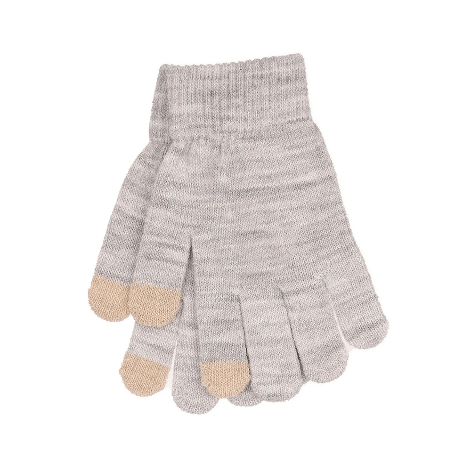 2 Pairs Children's Touchscreen Knitted Winter Gloves - Various Colours