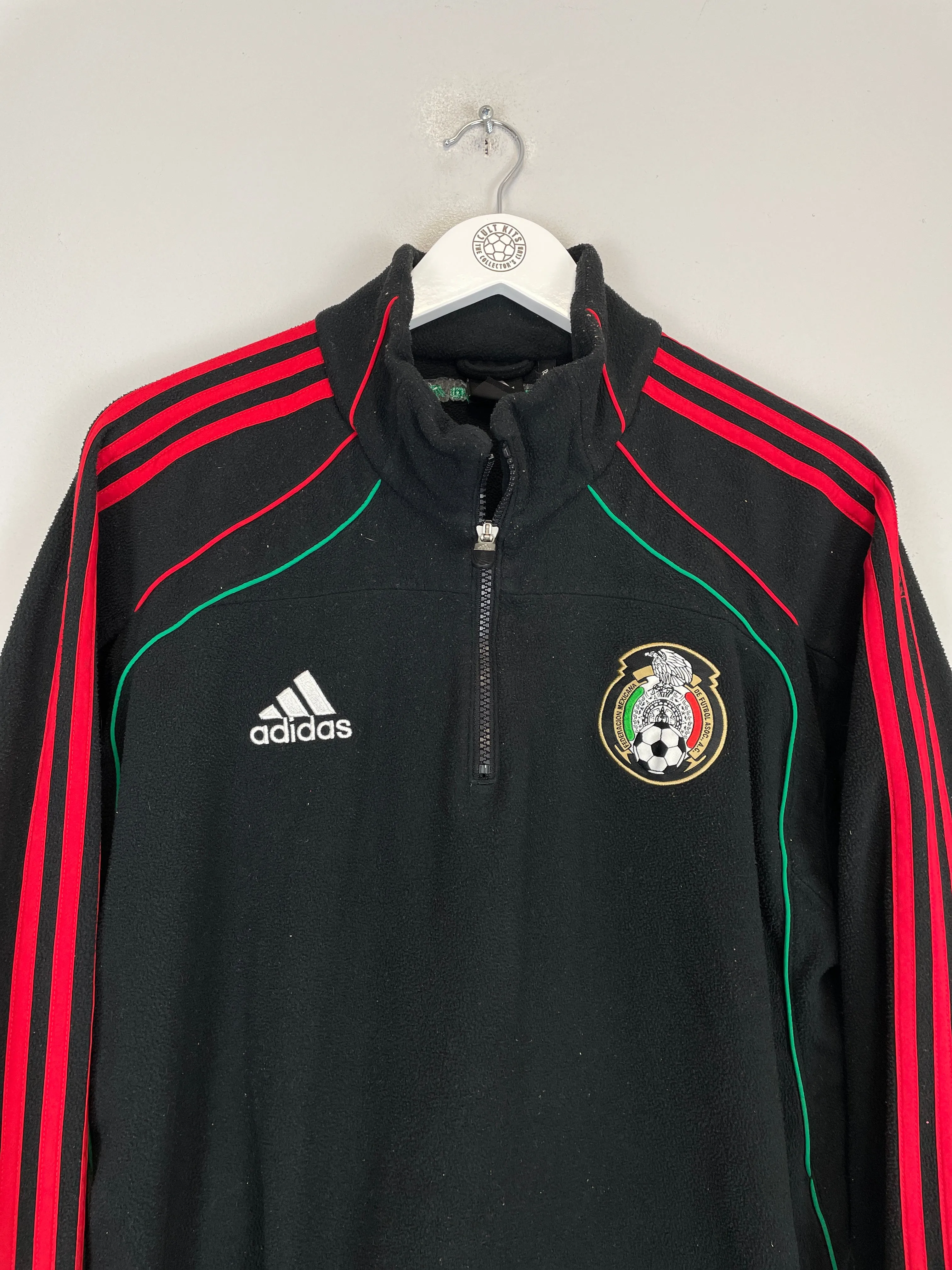 2010 MEXICO 1/4 ZIP FLEECE JACKET (L) ADIDAS