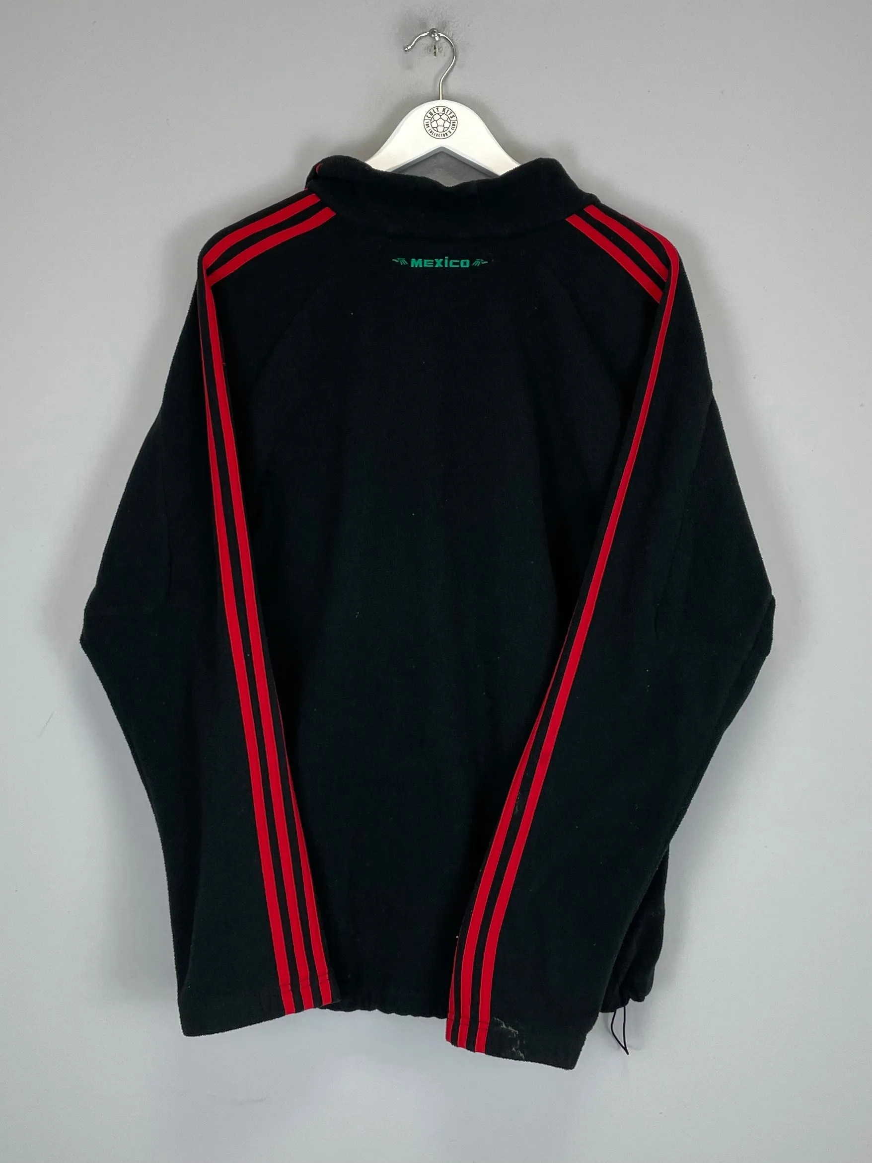 2010 MEXICO 1/4 ZIP FLEECE JACKET (L) ADIDAS