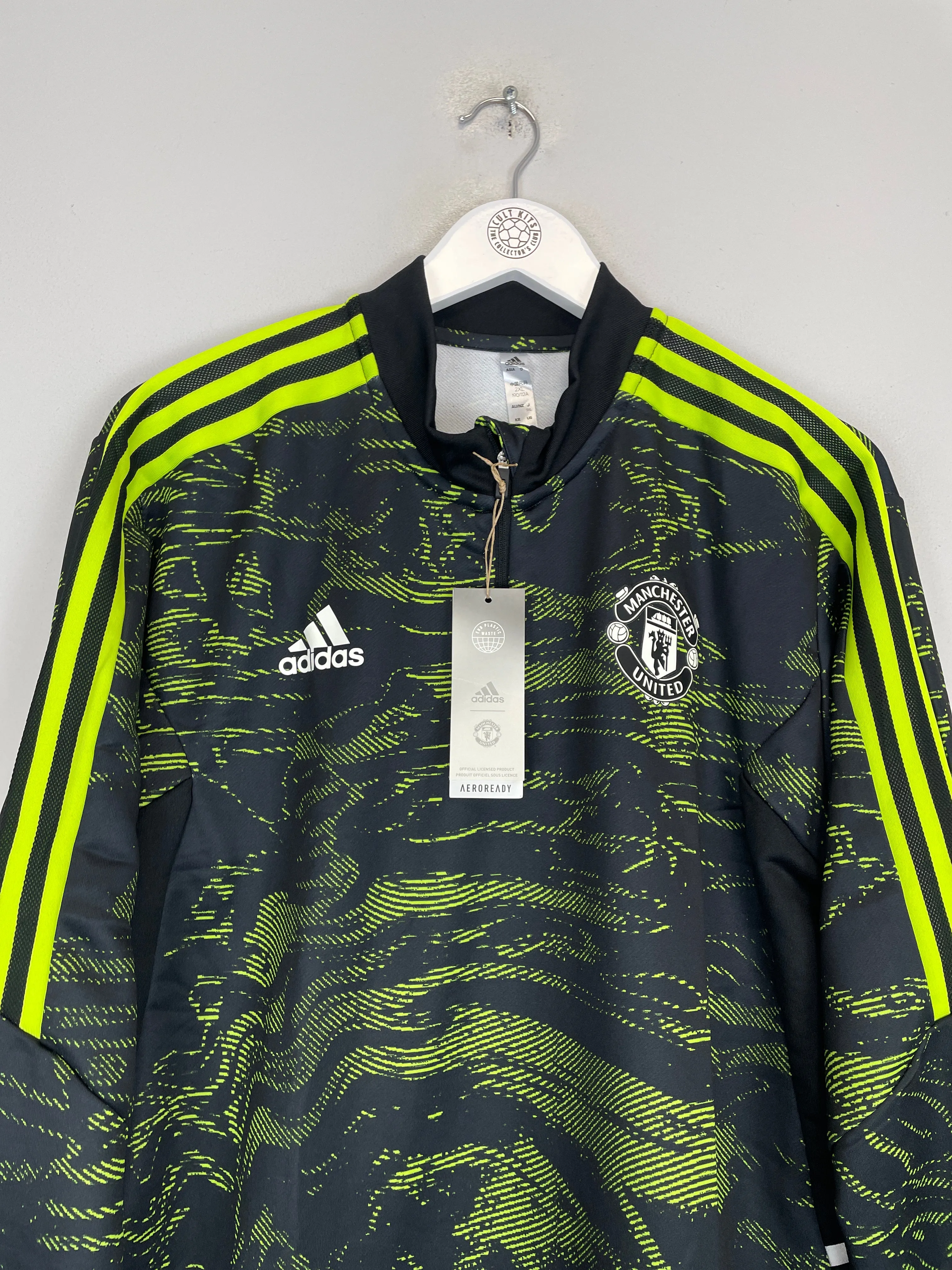 2022/23 MANCHESTER UNITED *BNWT* 1/4 ZIP (XXL) ADIDAS