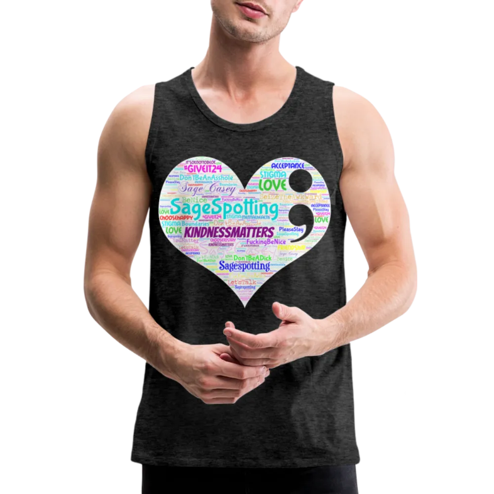 2023 Rainbow Party HEART Tank Unisex/Mens *SWEARY*