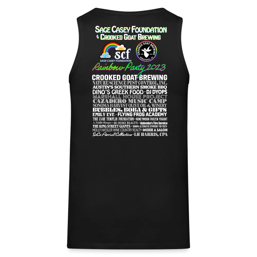 2023 Rainbow Party HEART Tank Unisex/Mens *SWEARY*
