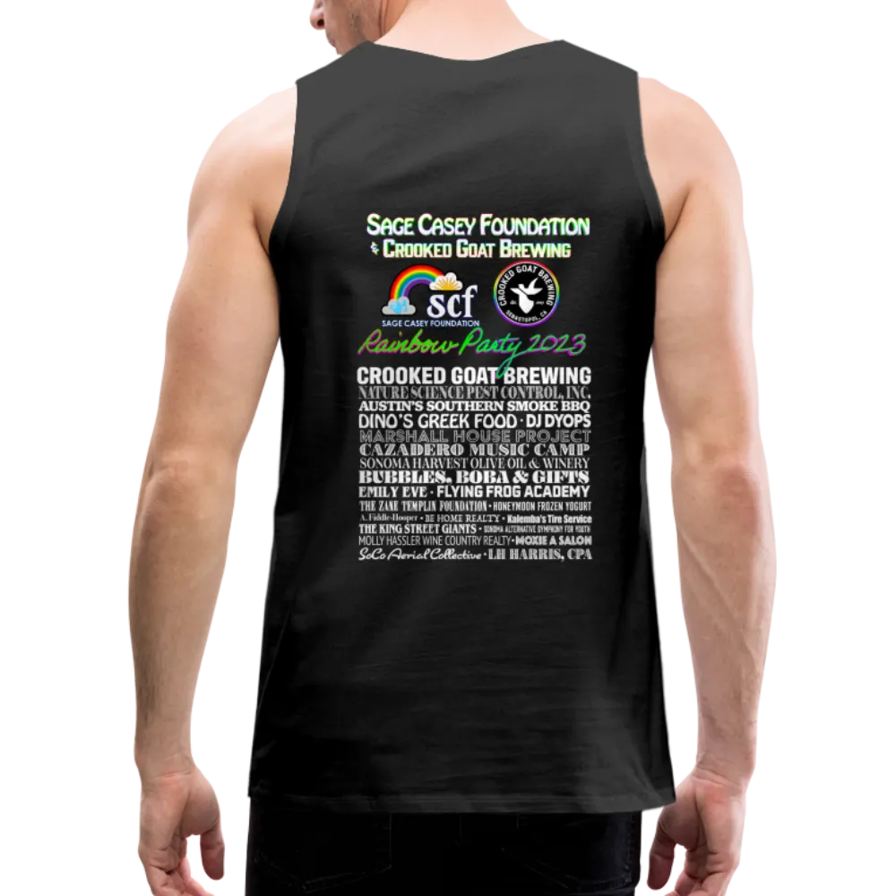 2023 Rainbow Party HEART Tank Unisex/Mens *SWEARY*
