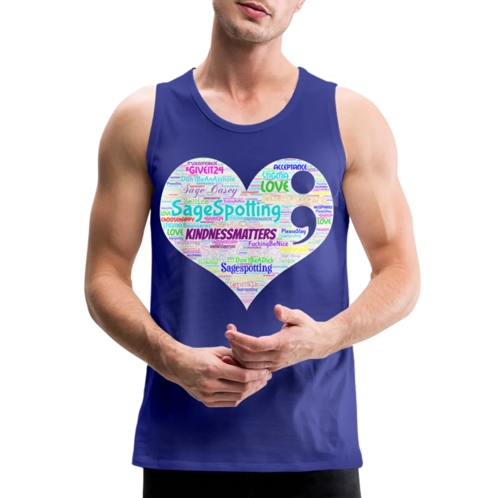 2023 Rainbow Party HEART Tank Unisex/Mens *SWEARY*