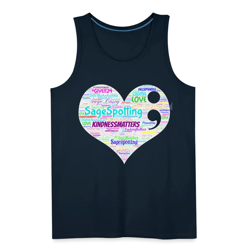 2023 Rainbow Party HEART Tank Unisex/Mens *SWEARY*