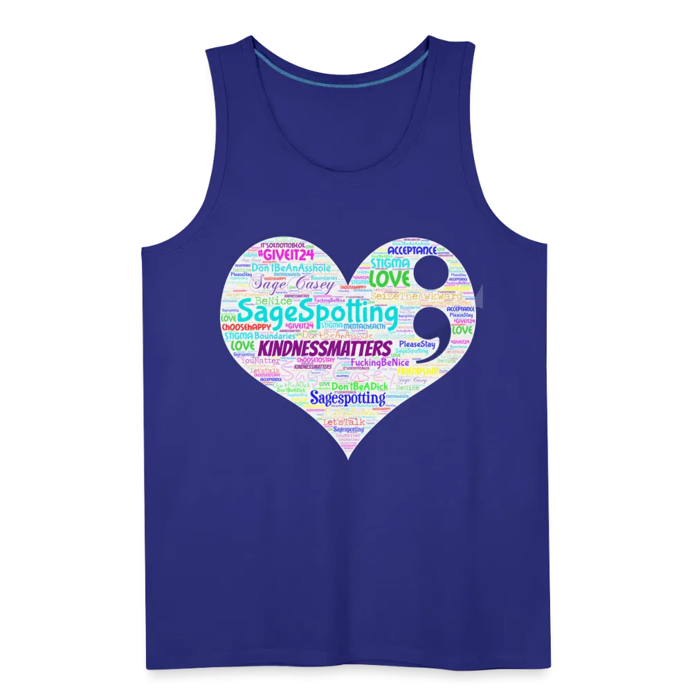 2023 Rainbow Party HEART Tank Unisex/Mens *SWEARY*