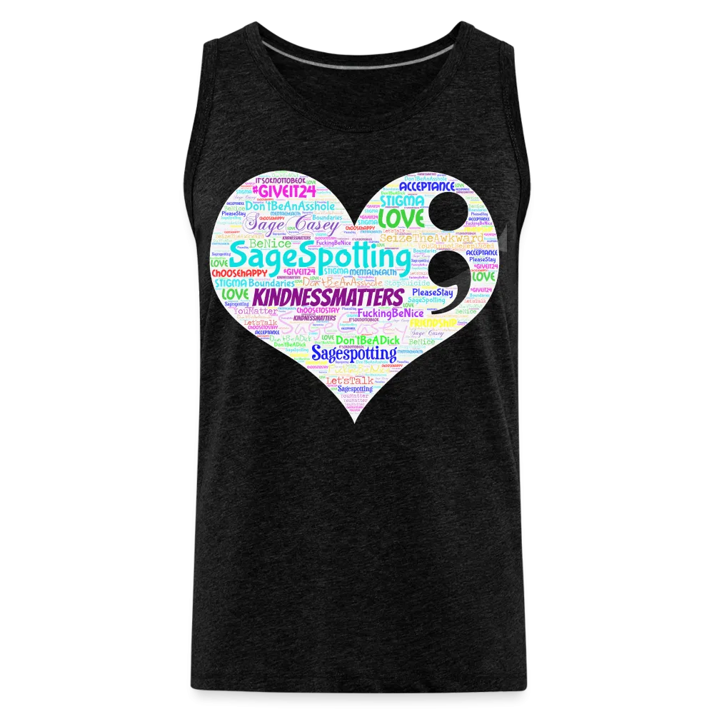2023 Rainbow Party HEART Tank Unisex/Mens *SWEARY*