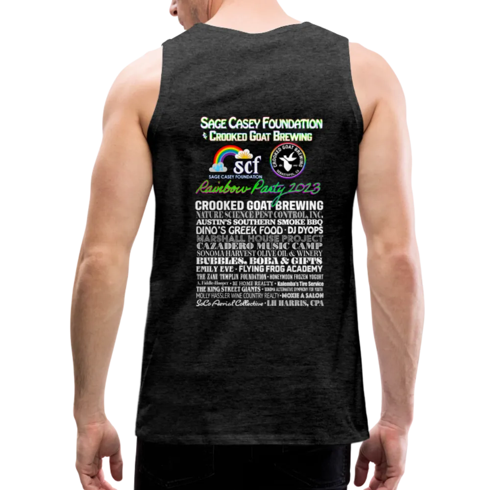 2023 Rainbow Party HEART Tank Unisex/Mens *SWEARY*