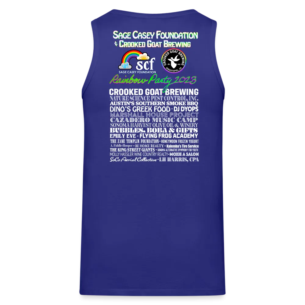 2023 Rainbow Party HEART Tank Unisex/Mens *SWEARY*
