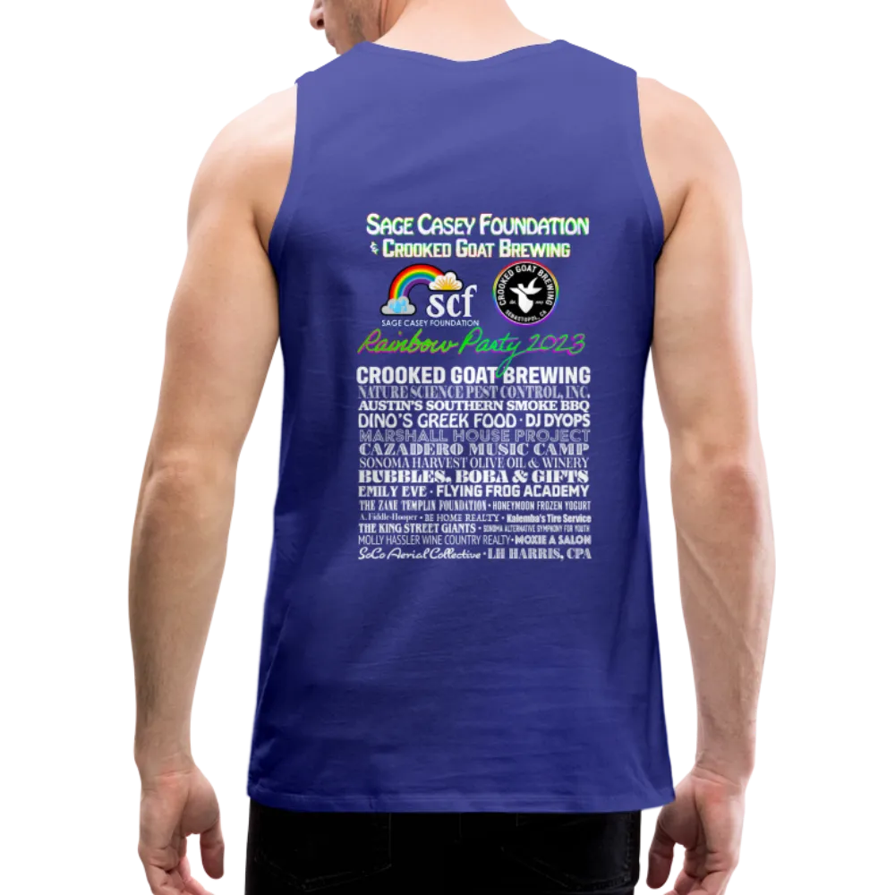2023 Rainbow Party HEART Tank Unisex/Mens *SWEARY*