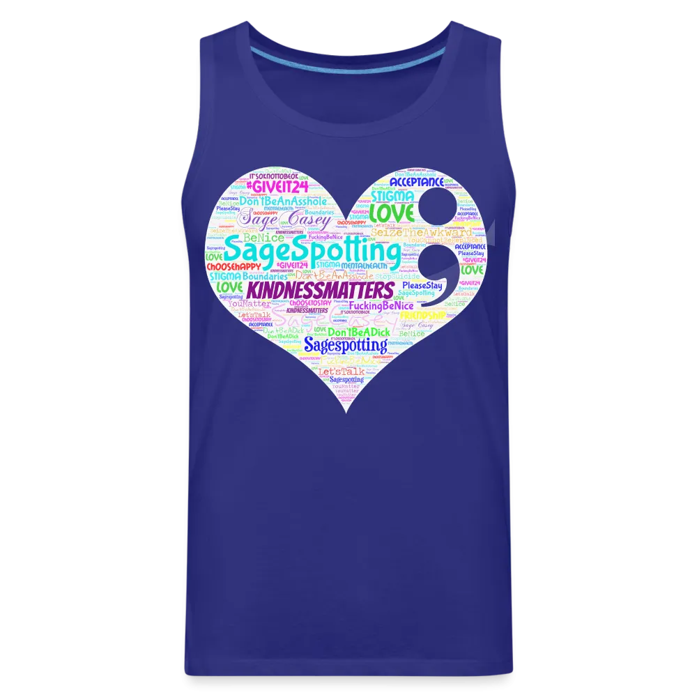 2023 Rainbow Party HEART Tank Unisex/Mens *SWEARY*