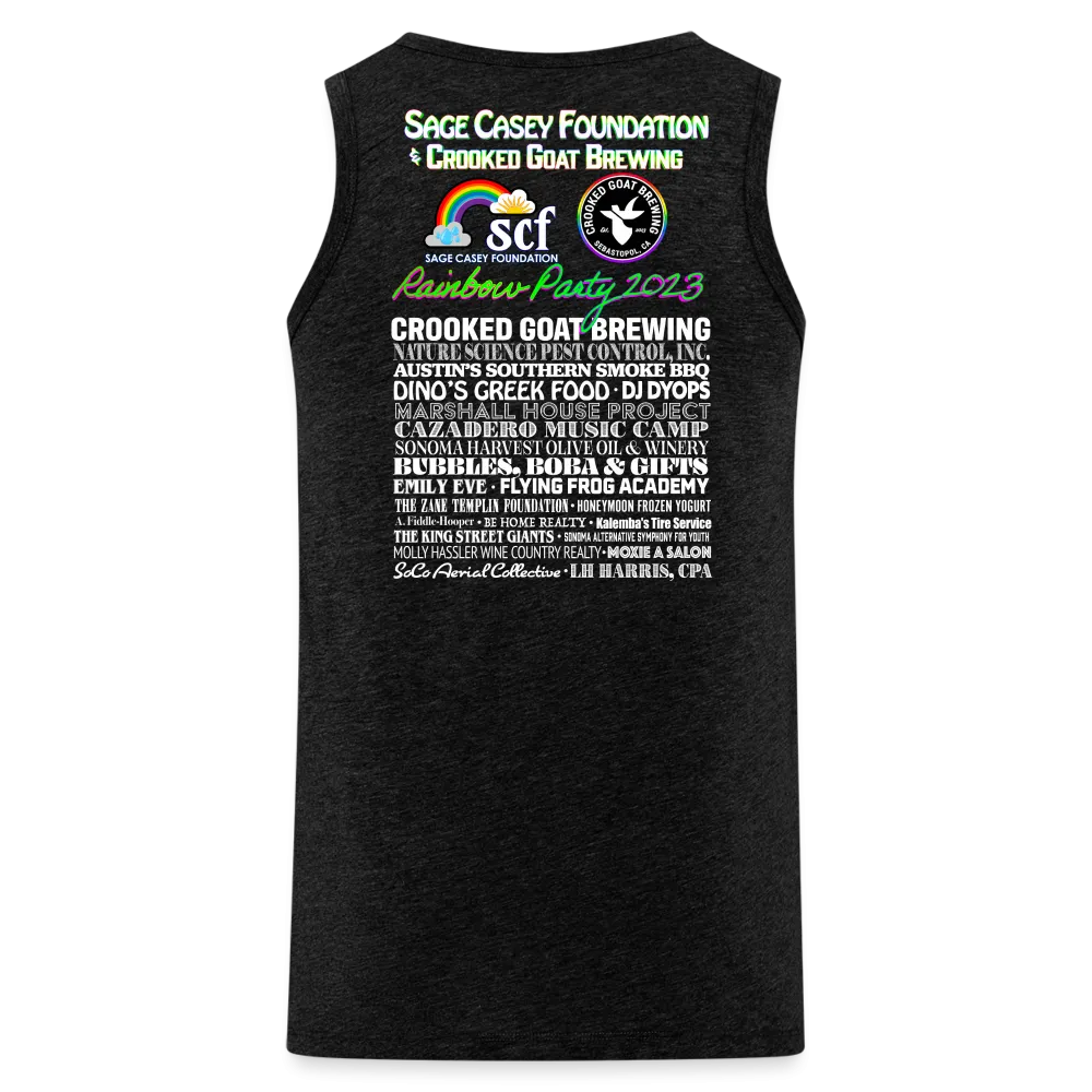 2023 Rainbow Party HEART Tank Unisex/Mens *SWEARY*