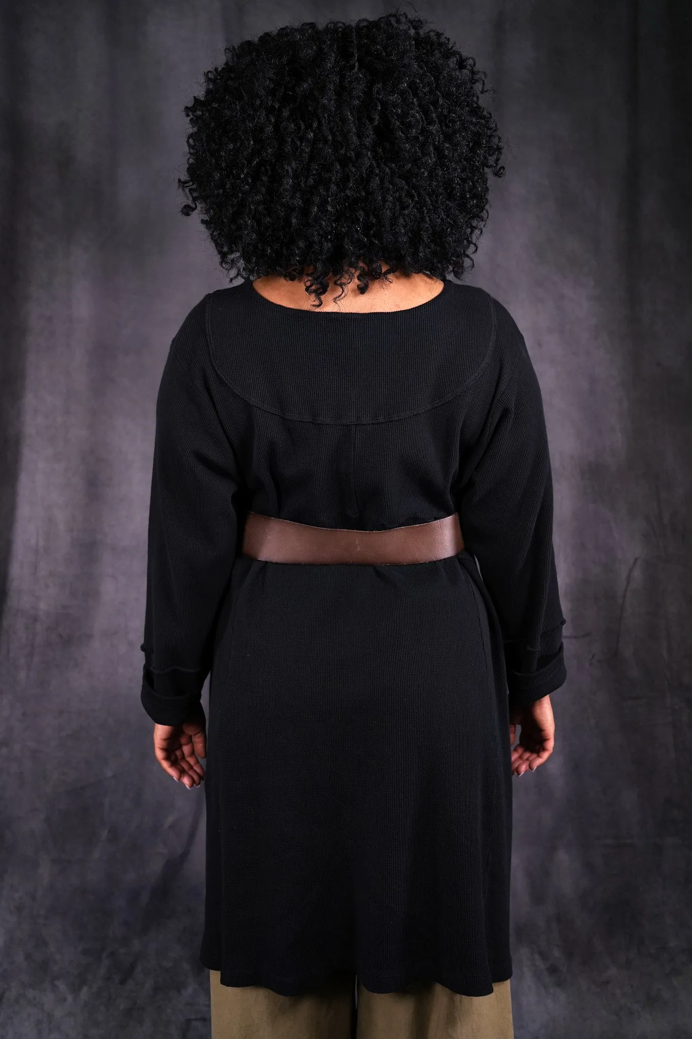 2133 Thermal Urchin Dress Raven
