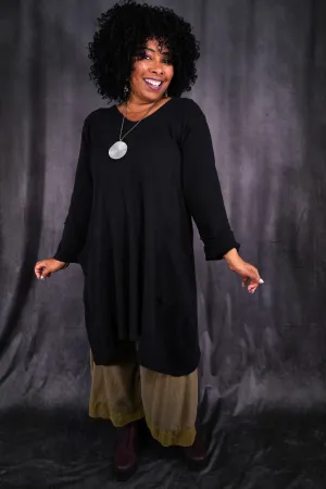 2133 Thermal Urchin Dress Raven