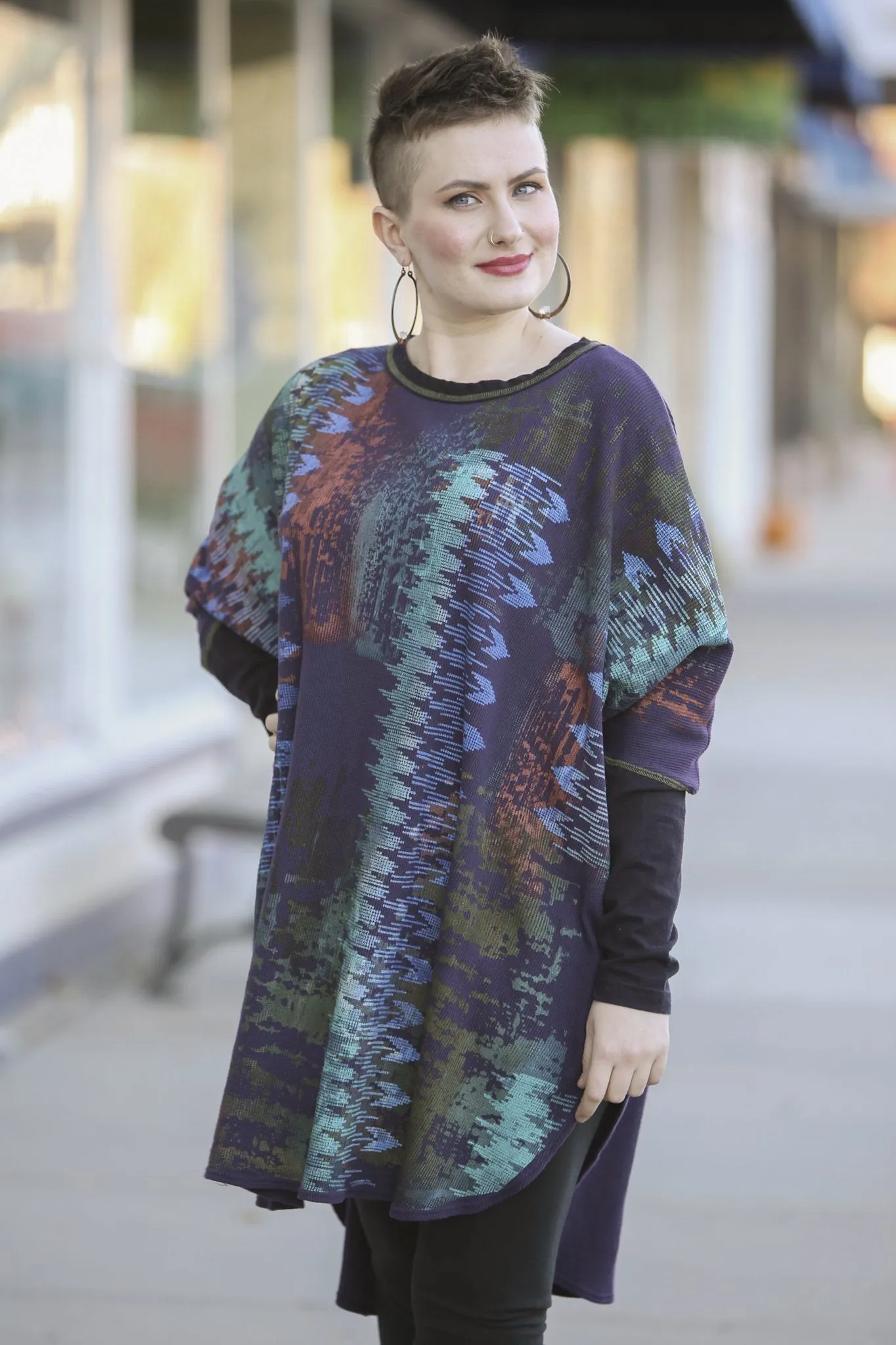 2251 Natural City Tunic Royal Purple 'Energy in Color'