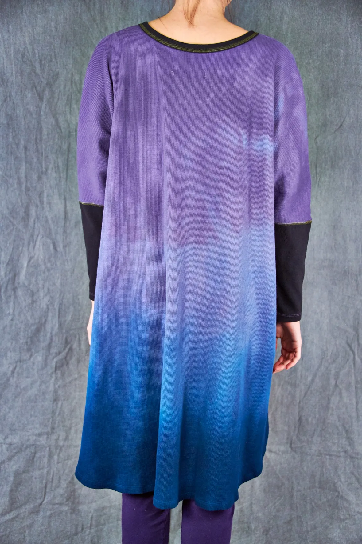 2251HD Hand Dyed Natural City Tunic-Neptune