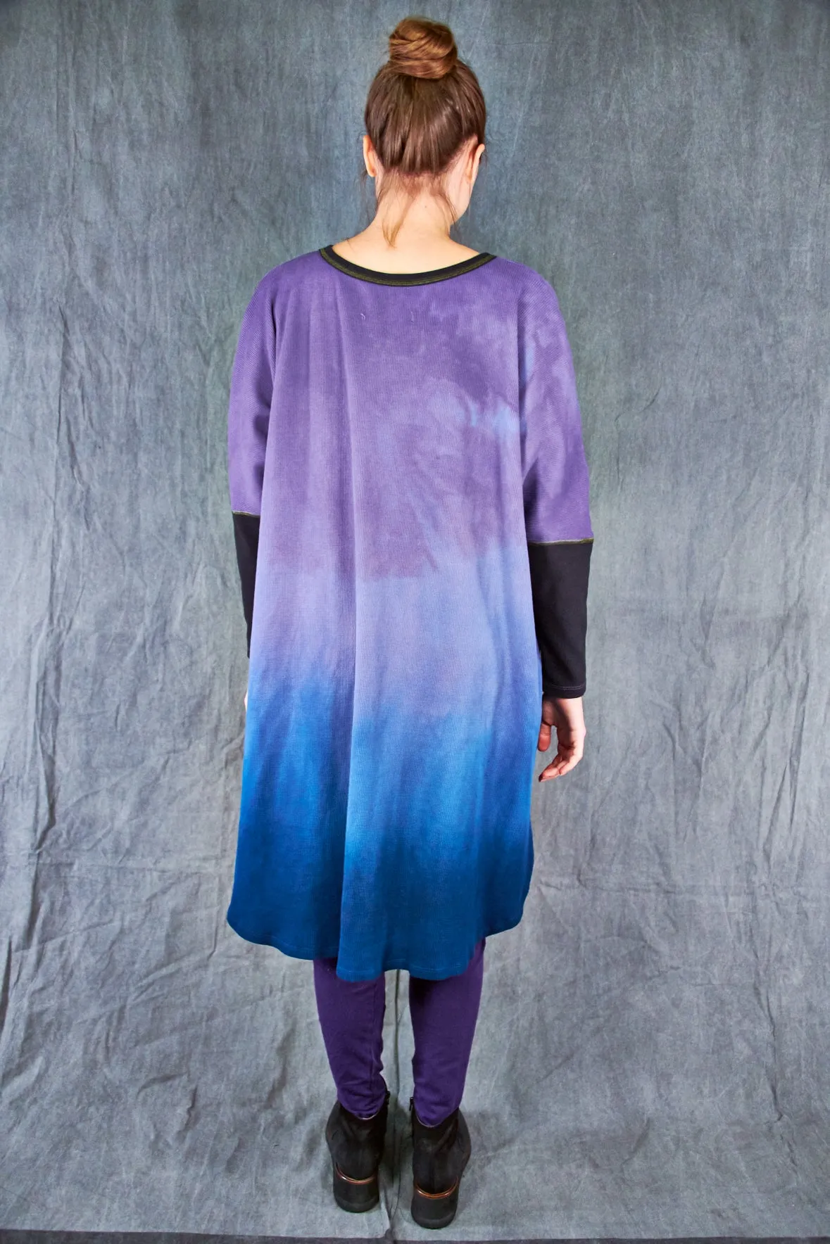 2251HD Hand Dyed Natural City Tunic-Neptune