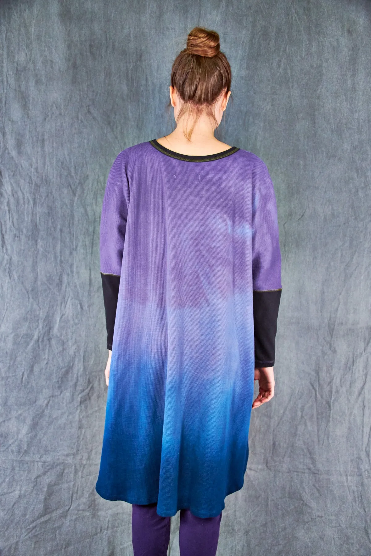 2251HD Hand Dyed Natural City Tunic-Neptune