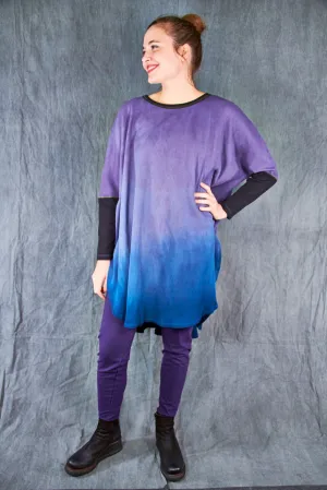 2251HD Hand Dyed Natural City Tunic-Neptune