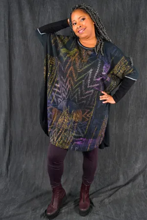 2251HD Natural City Tunic Black- Textillery-P