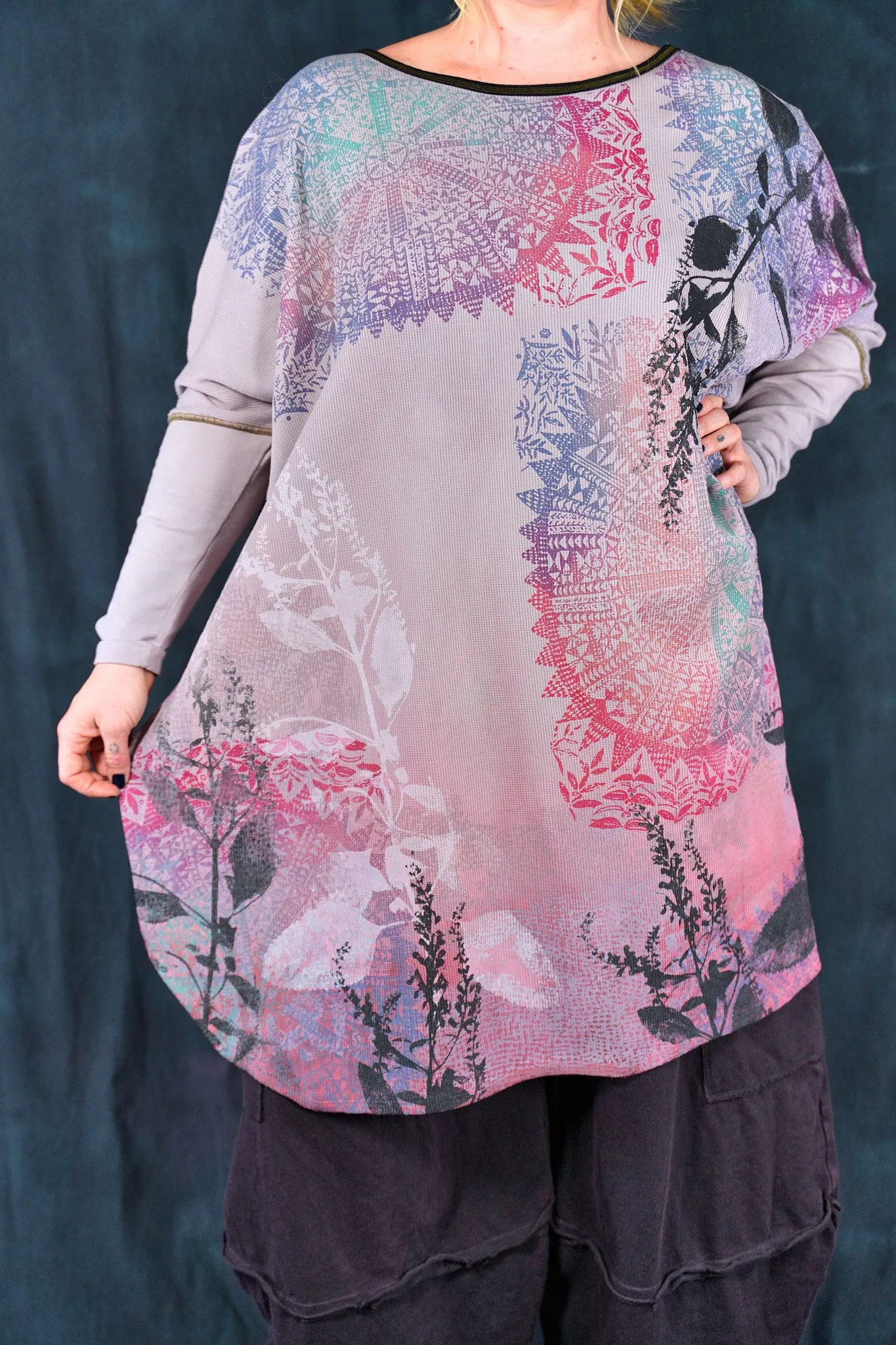 2251HD Natural City Tunic Kaleidoscope Botanique