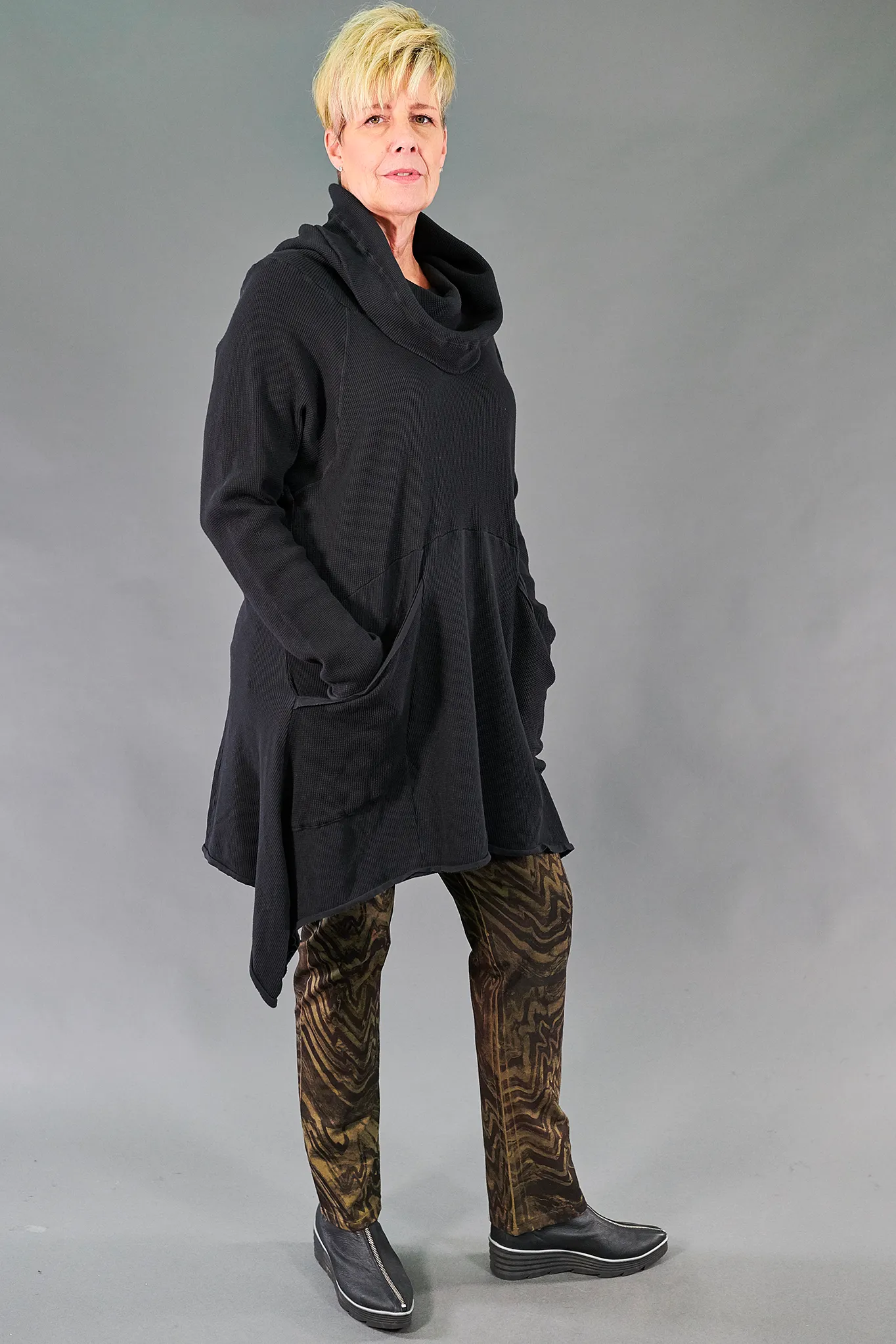 2292 Hibernation Thermal Cowl Neck Dress-Talisman-U