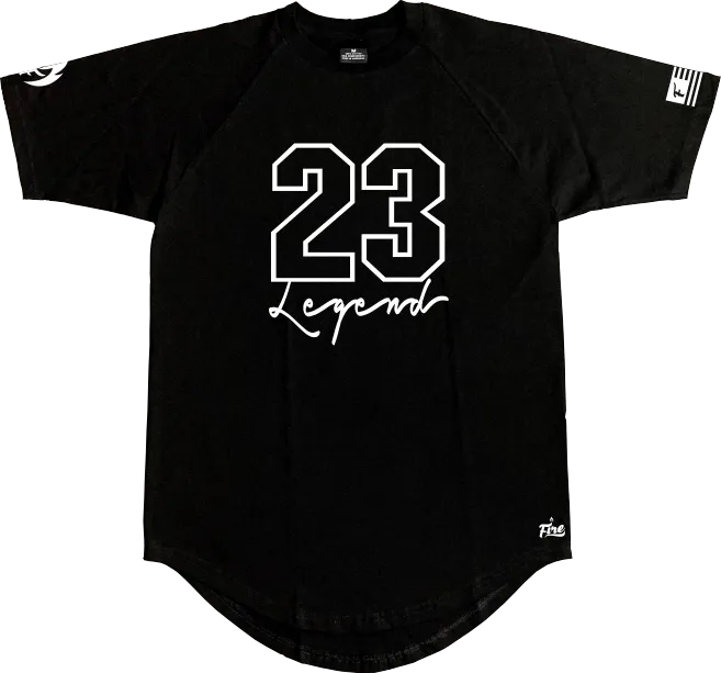 23 Legend Black T-Shirt To Match Air Jordan Retro 11 Concord Men's Sneaker Tees