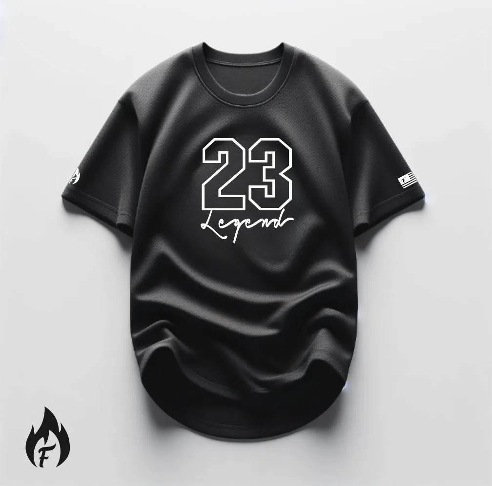 23 Legend Black T-Shirt To Match Air Jordan Retro 11 Concord Men's Sneaker Tees