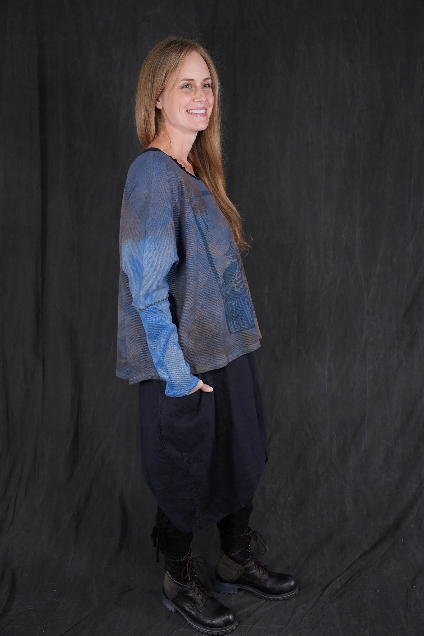 2323HD Crop Thermal Layer Top Bibbi