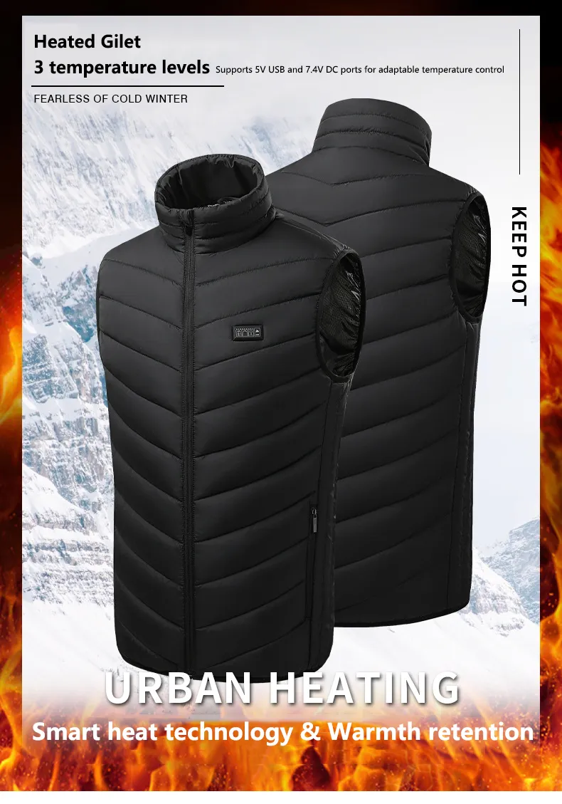 26 Area Four Control Heated Gilet