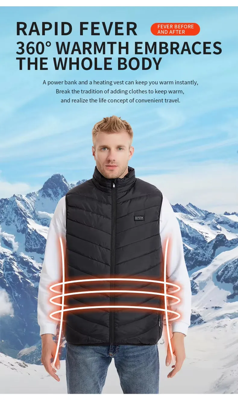 26 Area Four Control Heated Gilet