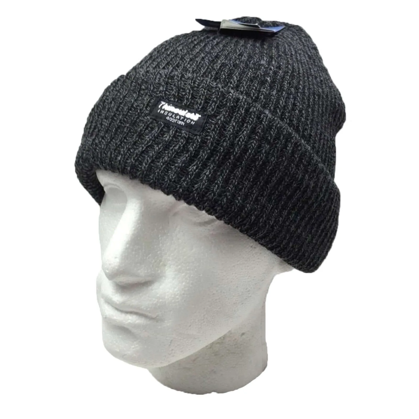 2pcs Winter Set Mens 3M Thinsulate Beanie Hat   Knitted Fingerless Gloves Snow