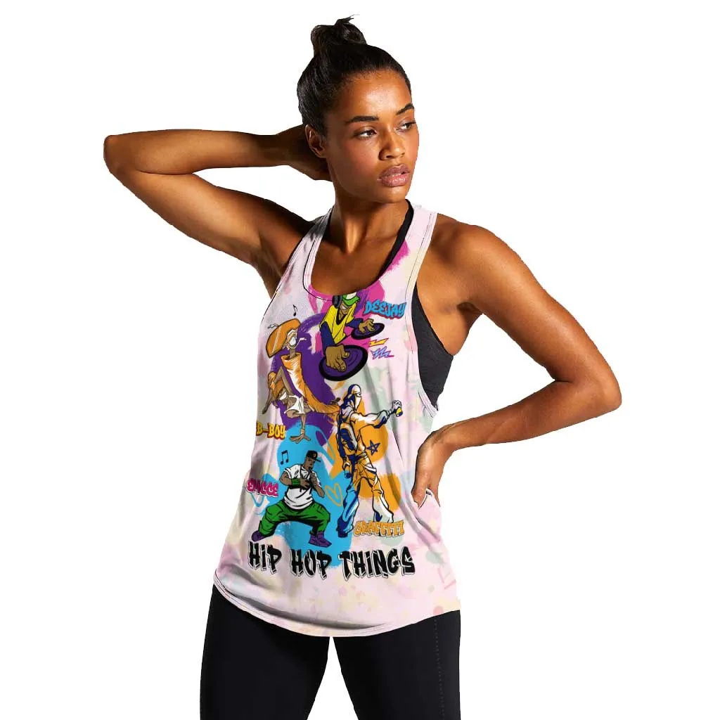 4 Elements Of Hip Hop Women Racerback Tank DT02