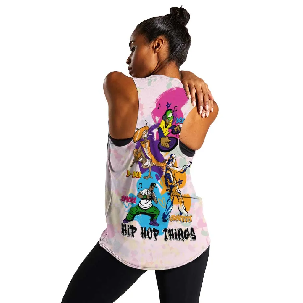 4 Elements Of Hip Hop Women Racerback Tank DT02