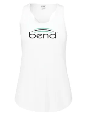 4201 - Bend Sparkle Logo Tank Top/ White