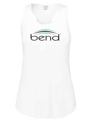 4201 - Bend Sparkle Logo Tank Top/ White