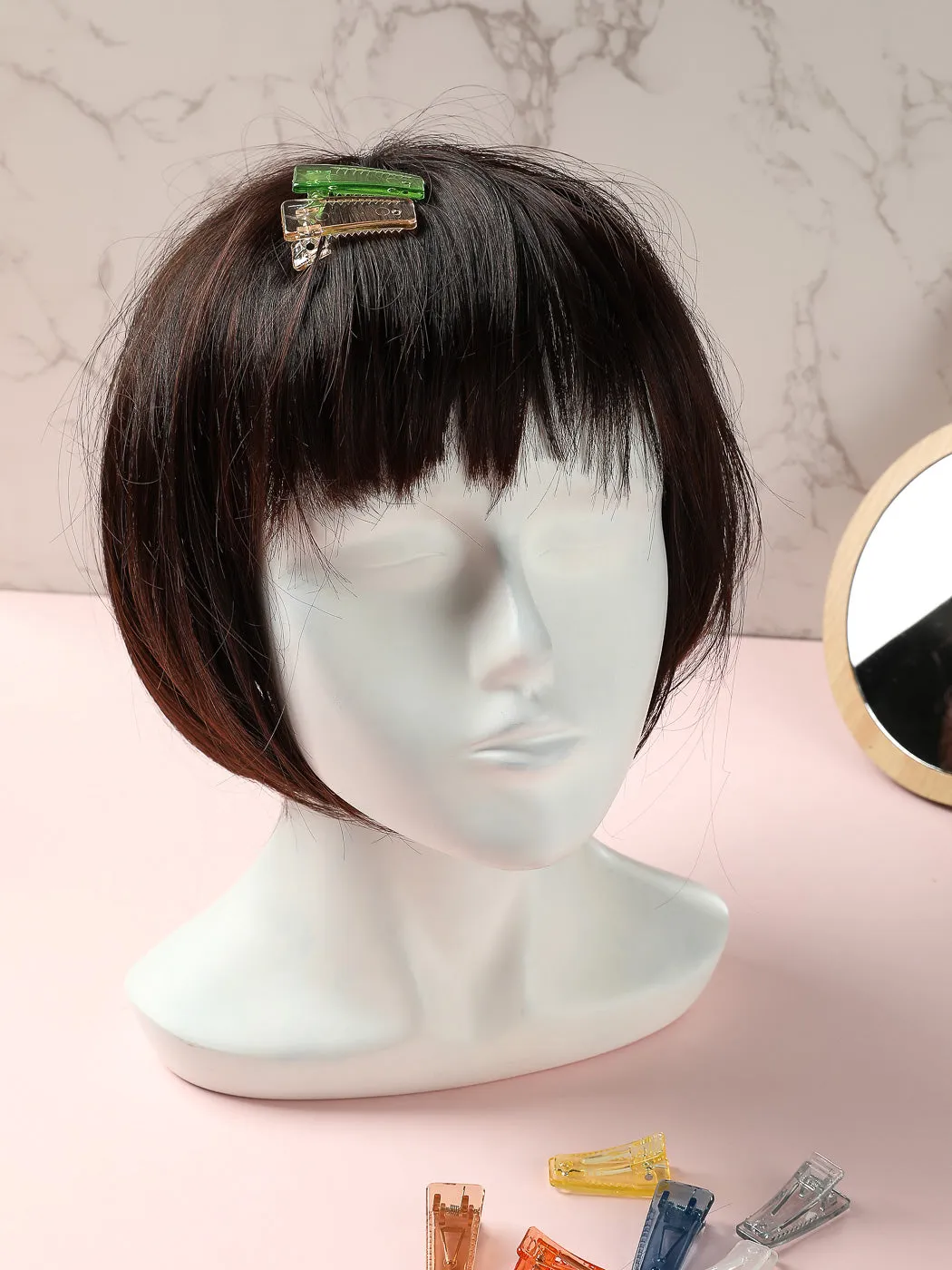 4cm Small Colored Hair Clips 10pcs