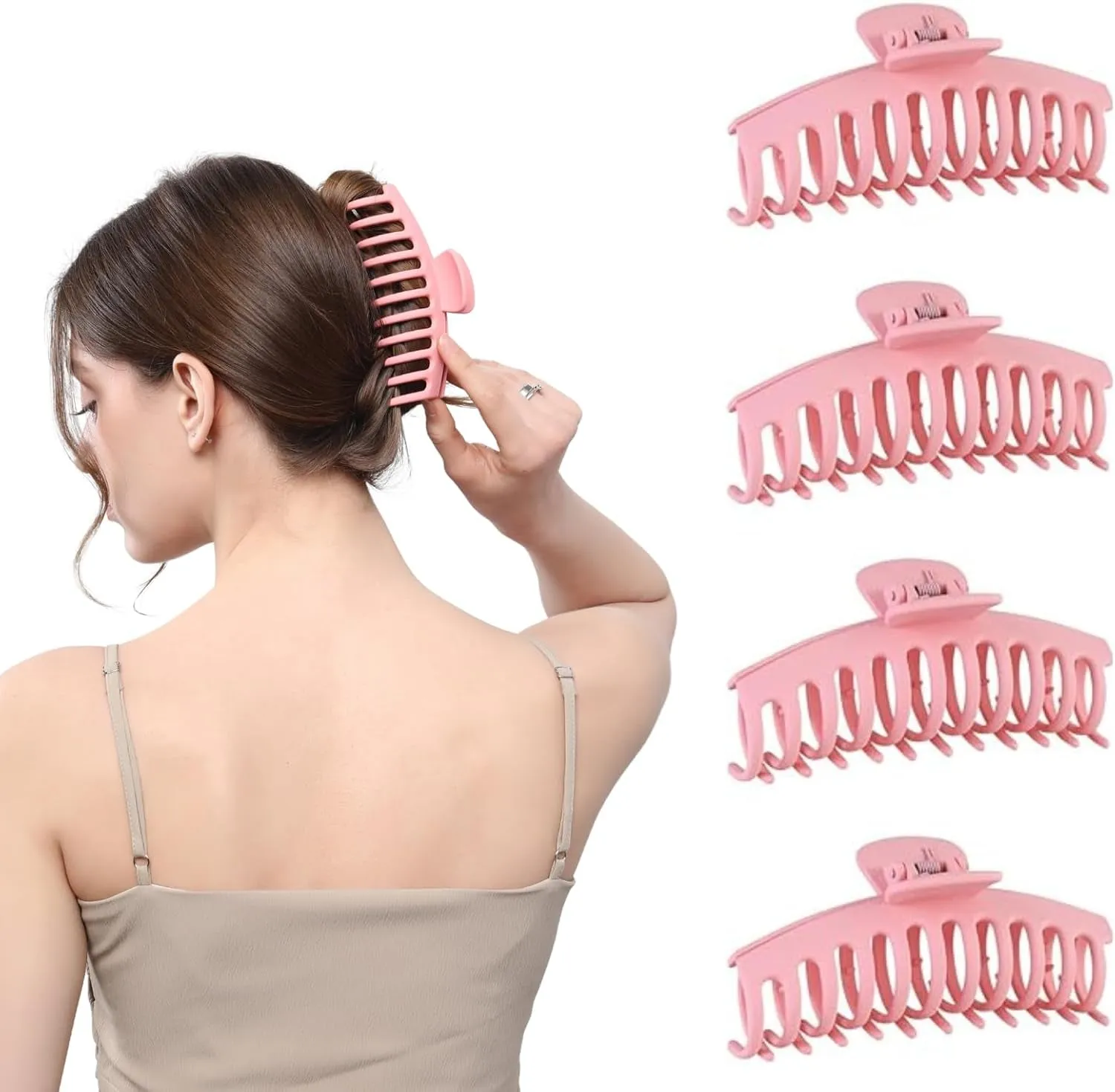5 Inche Extra Large Claw Clips Hair Clips for Thick Hair and Long Hair, 4 Pack XL Jumbo Claw Clips