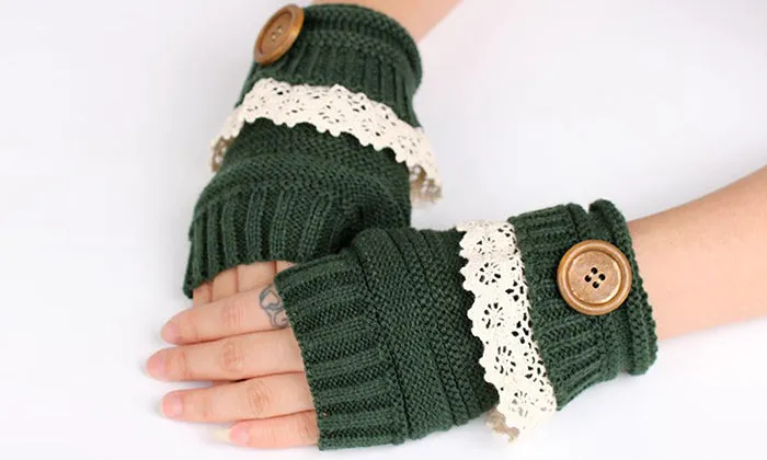 7 Colors : Trendy Warm Fingerless Mittens